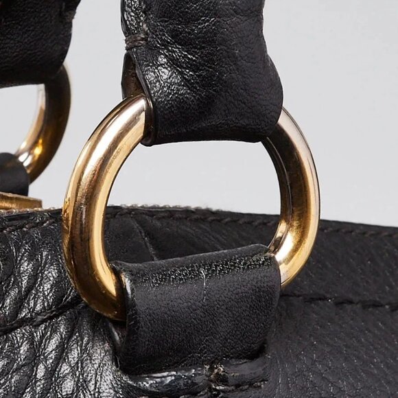 Prada Black Vitello Daino Leather Top Handle Bag BR4420 - Picture 8 of 12